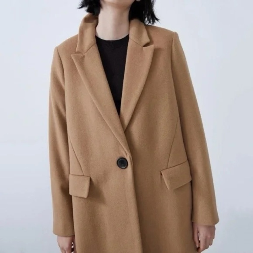 Zara Classic Tan Women's Coat Size XS